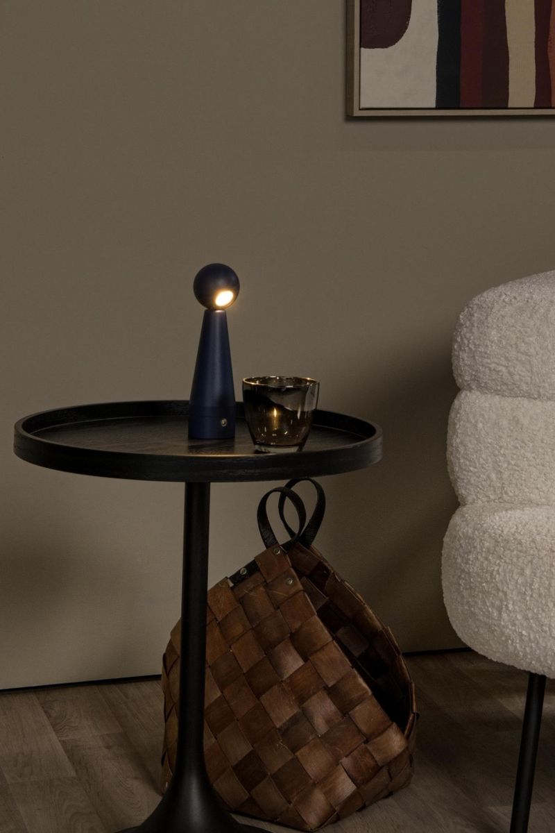 Lucide IPSOS – Nabíjateľná stolová lampa – Batéria/batérie – LED Stlmenie až teplé – 1x3W 3000K/3200K – Modrá